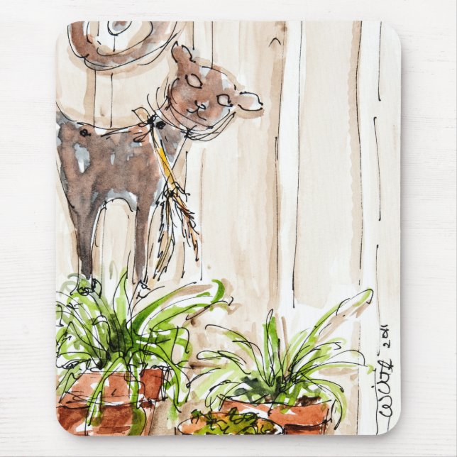 Tapis de souris d'humour de Chat-n-Souris (Devant)