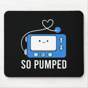 Tapis De Souris Diabète Amusant Type 1 Enfants Tellement Pompé Dia