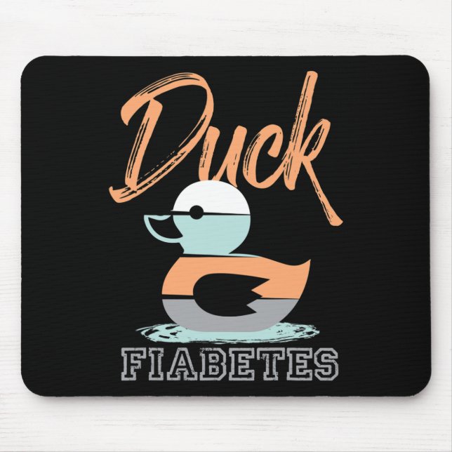 Tapis De Souris Diabète de canard  (Devant)