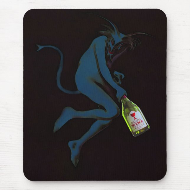 Tapis De Souris Diable à boire ~ Mousepads (Devant)