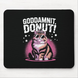 Tapis De Souris Diable de Beignet Drôle Princesse Chat Gles