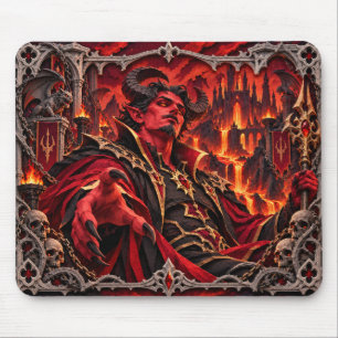 Tapis De Souris Diable, Monstre de Papier Découpé