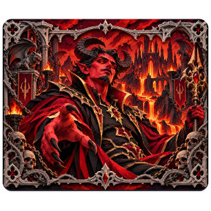 Tapis De Souris Diable, Monstre de Papier Découpé