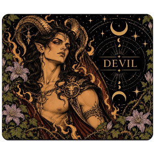 Tapis De Souris Diable, Tarot Art Starlit