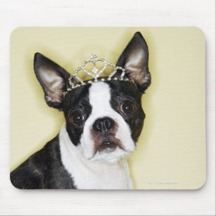 Tapis De Souris Diadème de port de chien