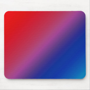 Tapis De Souris Diagonal Ombre rouge