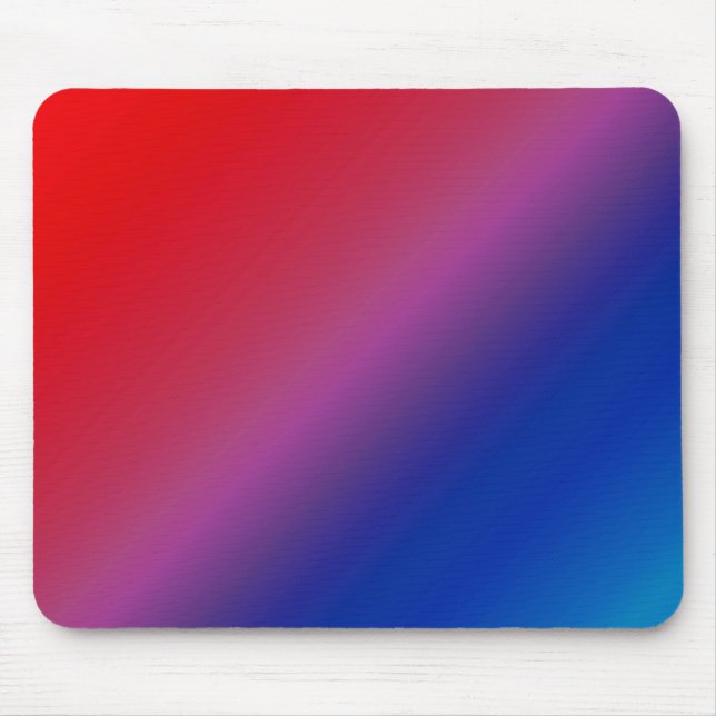 Tapis De Souris Diagonal Ombre rouge (Devant)