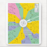 Tapis De Souris Diagramme de code génétique montrant des résidus<br><div class="desc">Le diagramme de code génétique montrant les résidus d'acide aminé comme cible de modification. Ce diagramme vous permettra d'identifier un acide aminé d'un codon simple. Ce travail a été déchargé dans le public domain par son auteur, Bromomir au projet anglais de Wikipedia. Ceci s'applique dans le monde entier. (Voyez :...</div>