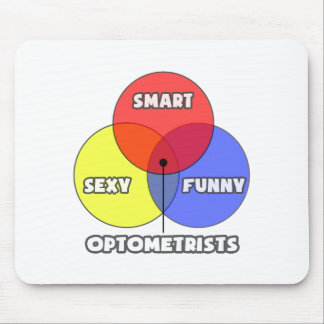Tapis De Souris Diagramme de Venn .. Optométriste