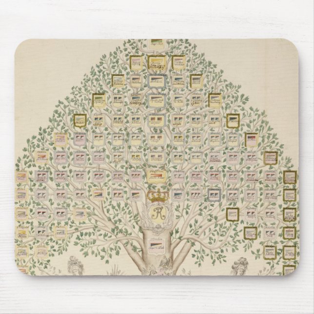 Tapis De Souris Diagramme des 97 stations des régiments (Devant)