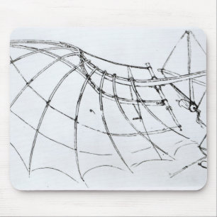 Tapis De Souris Diagramme d'une aile mécanique