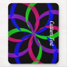 Diagramme géométrique 8 multicolore