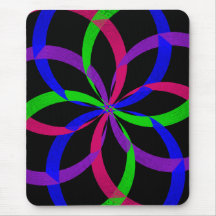 Diagramme géométrique 8 multicolore