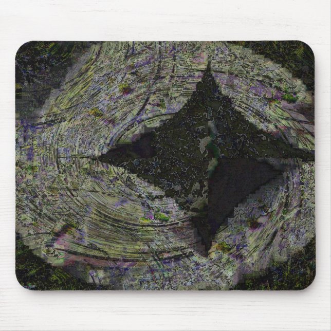 Tapis De Souris Diamant, abstrait numérique (Devant)