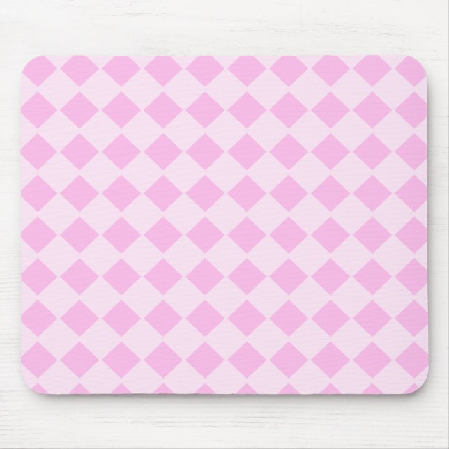 Tapis De Souris Diamant rose Mousepad (Devant)