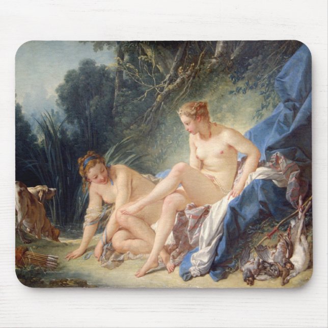 Tapis De Souris Diane sortant du bain (Devant)