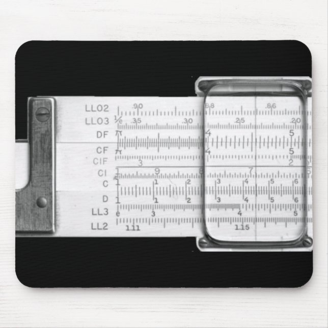 Tapis De Souris Diapositive règle Mousepad (Devant)