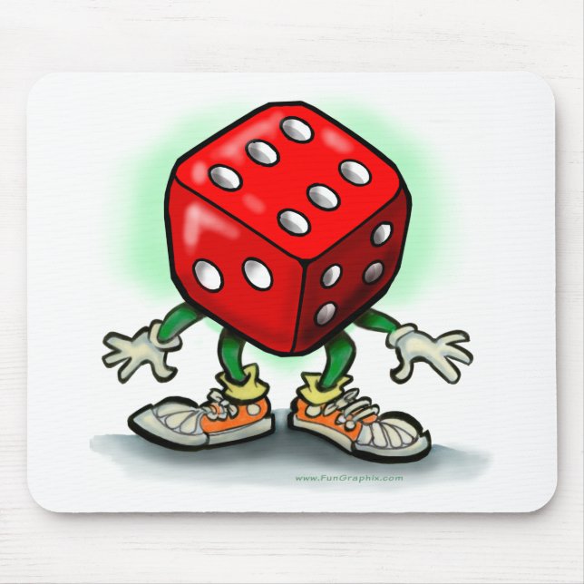 Tapis De Souris Dice (Devant)