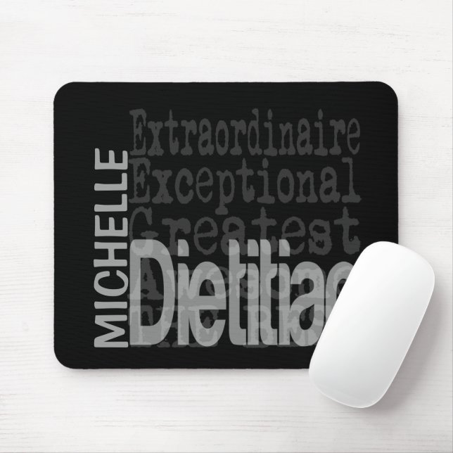 Tapis De Souris Dietitian Extraordinaire CUSTOM (Avec souris)