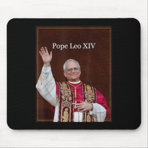 Tapis De Souris Dieu Béni Pape Leo Xiv Chemise, Pape Leo Xiv
