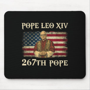 Tapis De Souris Dieu Béni Pape Leo Xiv Pape Leo Xiv Chemise Pape L