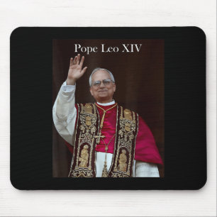 Tapis De Souris Dieu Béni Pape Leo Xiv Pape Leo Xiv Chemise Pape L