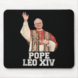 Tapis De Souris Dieu Béni Pape Leo Xiv Pape Leo Xiv Chemise Pape L
