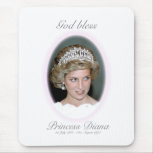 Tapis De Souris Dieu Béni Princesse Diana