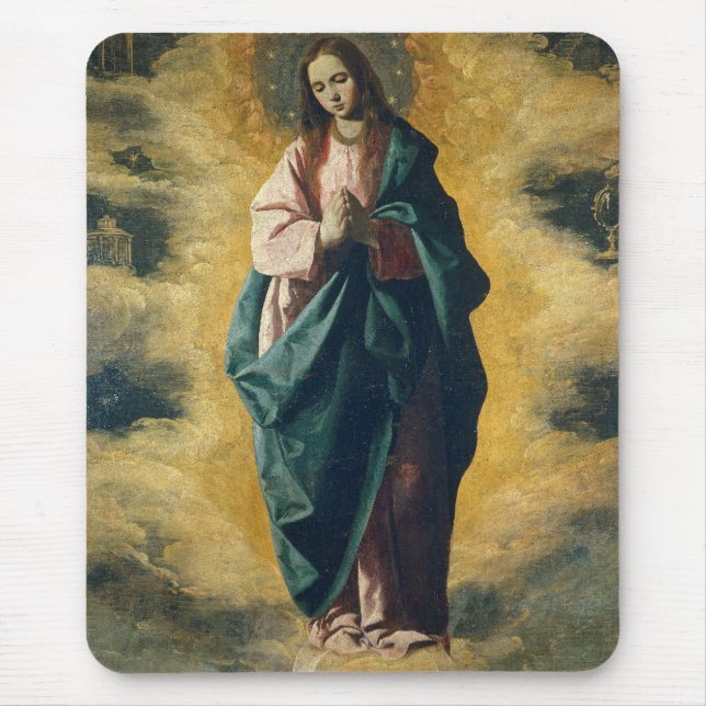 TAPIS DE SOURIS DIEU BÉNISSE LA CONCEPTION IMMACULÉE (Devant)