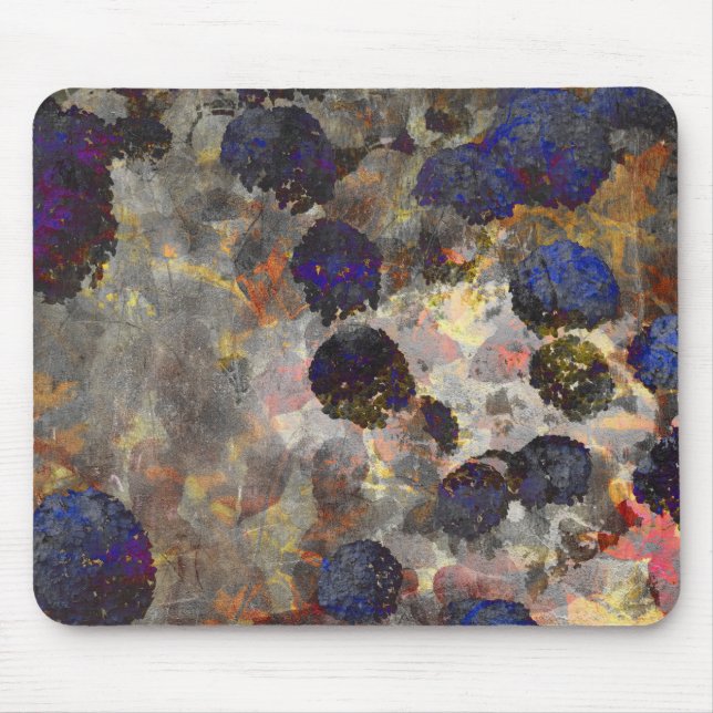 Tapis De Souris Digital background art of floral / flower pattern (Devant)