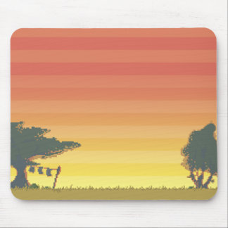 Tapis De Souris Dikdik - coucher du soleil Mousepad