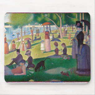 Tapis De Souris Dimanche sur La Grande Jatte Seurat Peinture