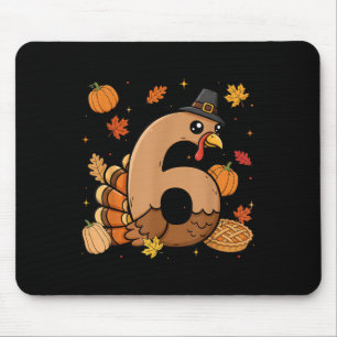 Tapis De Souris Dinde 6 Action de grâce Citrouille Génération Z Al