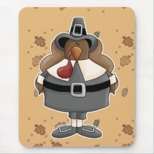 Tapis De Souris dinde de pèlerin dodue