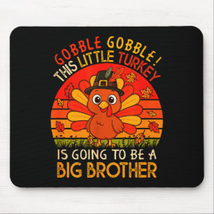 Tapis De Souris Dinde vintage va être le grand frère de Thanksgivi
