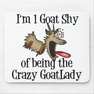 Tapis De Souris Dingue Goat Lady GetYerGoat