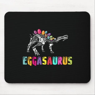 Tapis De Souris Dino de Pâques - Eggasaurus Stégosaure Œuf Dinosau