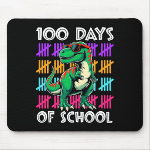 Tapis De Souris Dinosaur 100 Jours D'Enseignant Garçons Étudiants