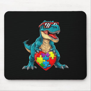 Tapis De Souris Dinosaur Sensibilisation sur l'autisme Puzzle Pièc