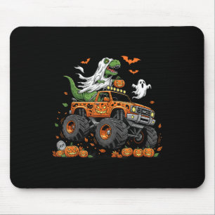 Tapis De Souris Dinosaur T-rex équitation Monster Camion Halloween