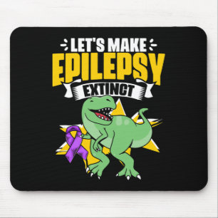 Tapis De Souris Dinosaur Trex Soutien Epilepsie Survivant Epilepsi
