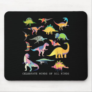 Tapis De Souris Dinosaure Célébrer L'Esprit De Toutes Sortes Autis
