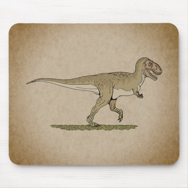 Tapis De Souris Dinosaure crétacé Tyrannosaurus rex Souris (Devant)