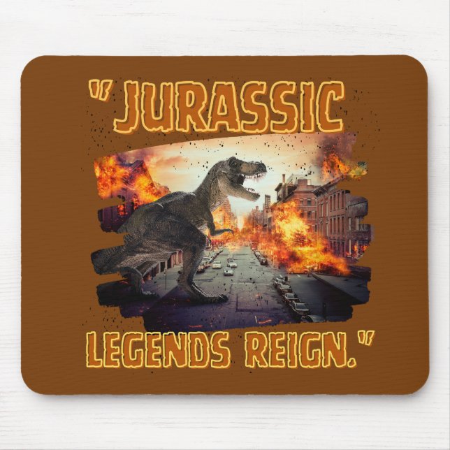 Tapis De Souris Dinosaure jurassique Mousepad (Devant)
