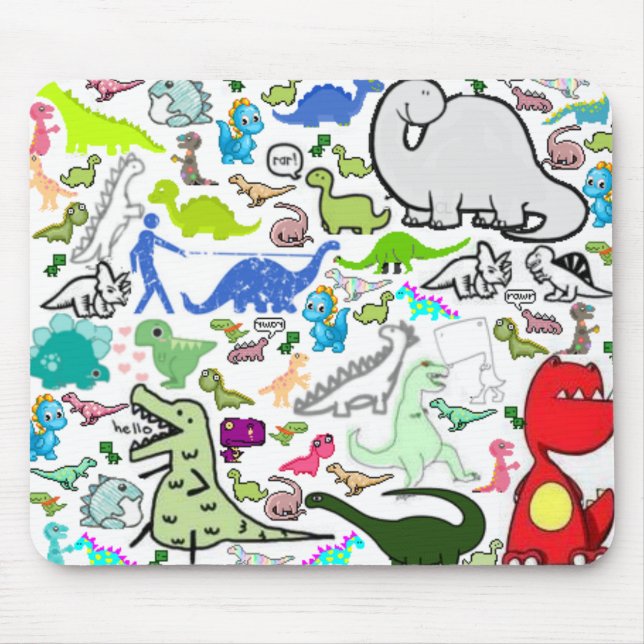 Tapis De Souris Dinosaure Montoge (Devant)