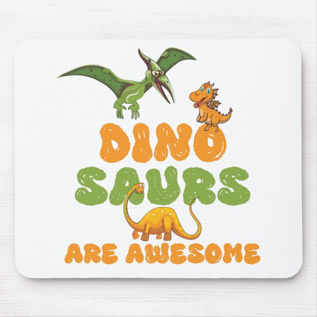 Tapis De Souris Dinosaures (Devant)