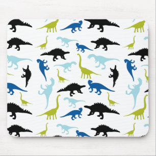 Tapis De Souris Dinosaures colorés mignons motif mousepad