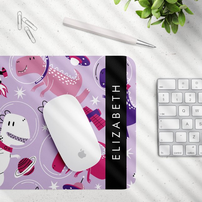 Tapis De Souris Dinosaures Spatiaux, Dinosaures Mignons, Étoiles,  (Créateur téléchargé)