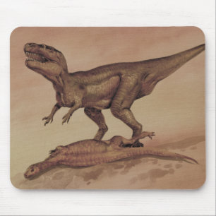Tapis De Souris Dinosaures vintages, Carnivore Giganotosaurus