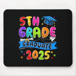 Tapis De Souris Diplômé de 5e année 5e grade Cl de grade de 2025 G